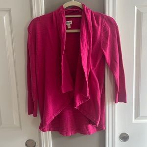 Hatley open front draped cardigan